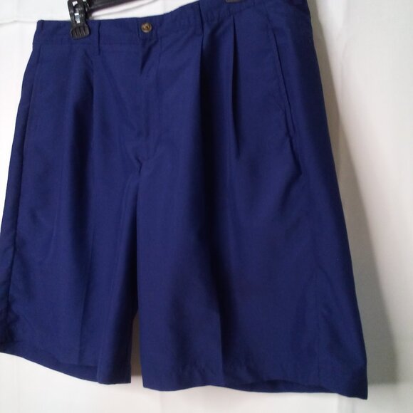 Fairway Golf Collection Shorts Men 36 Pleated Blue - Picture 8 of 15